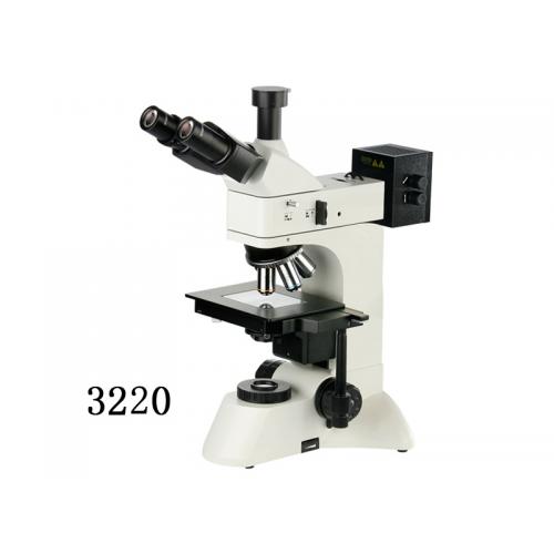 HCJXL-3220型 三目正置明場透反射金相顯微鏡【柯拉照明、明場/透反射觀察】